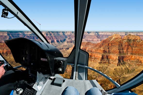 Giro in elicottero sul Grand Canyon