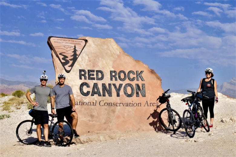 Tour del canyon Red Rock in bici elettrica