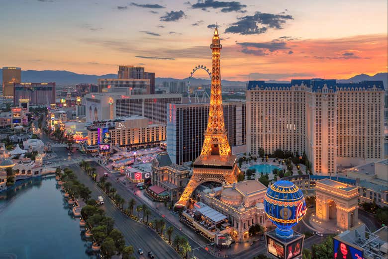 Torre Eiffel dell'hotel Paris Las Vegas