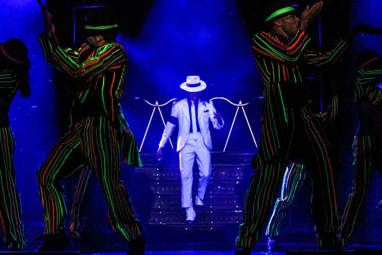 La scenografia del musical MJ